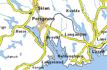 Telemark Map